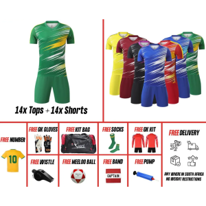 Grip Rainbow Sublimation Soccer Kit Premium Combo